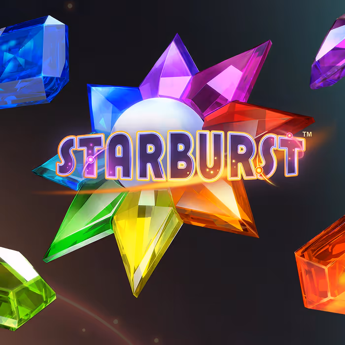 Starburst Spielautomat mit kosmischen Edelsteinen und expandierenden Wilds für spannende Gewinne